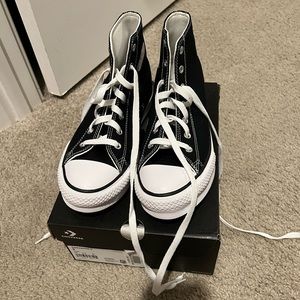 Kids platform converse size 5
